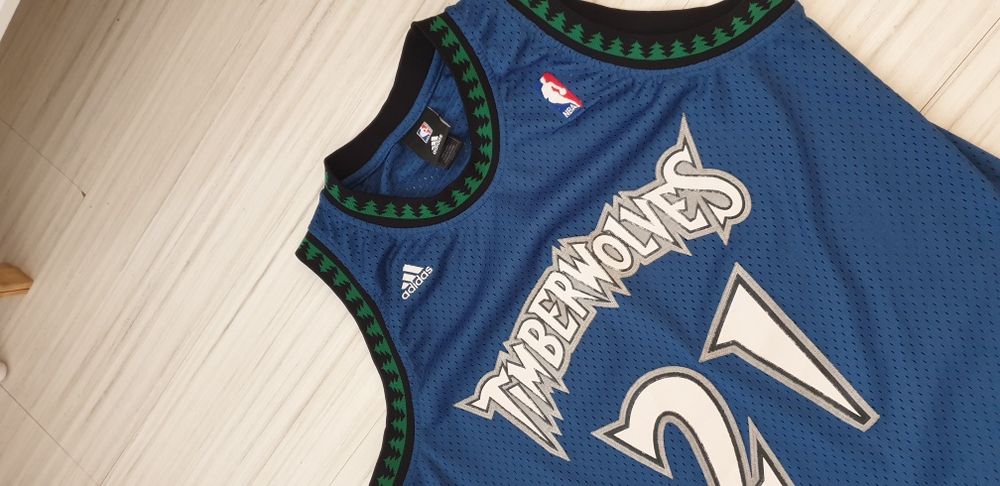 Adidas NBA Timberwolves GARNETT # 21 Mens Size М ОРИГИНАЛ! МЪЖКИ ПОТНИ