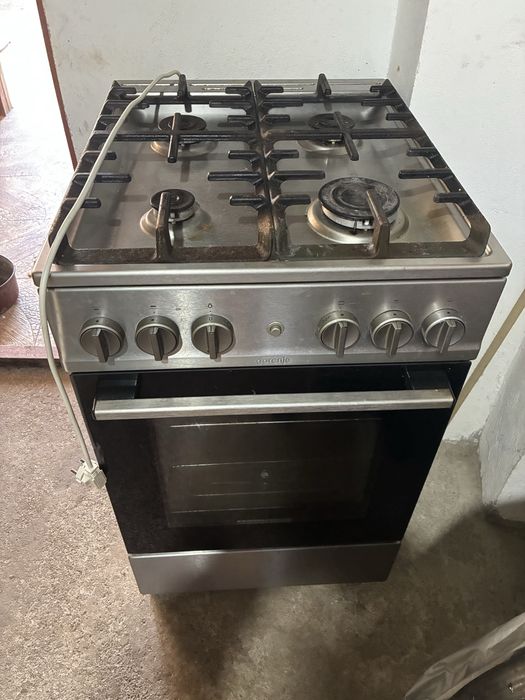 Aragaz electric inox gorenje