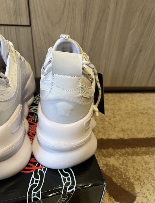 *PREMIUM* Versace Chain Reaction White Calitate Top ( Livrare cu Verificare Colet)