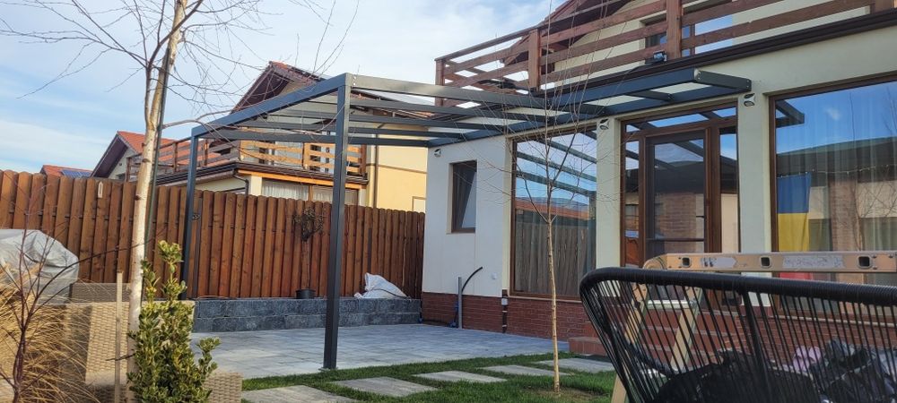 Terasa metalica structura