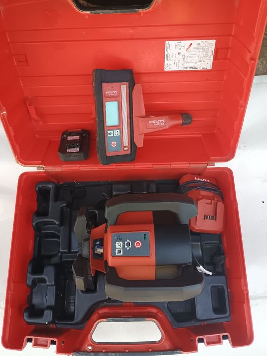 Laser panta hilti pr30 hvs , cutie, receptor, baterie și incarcator