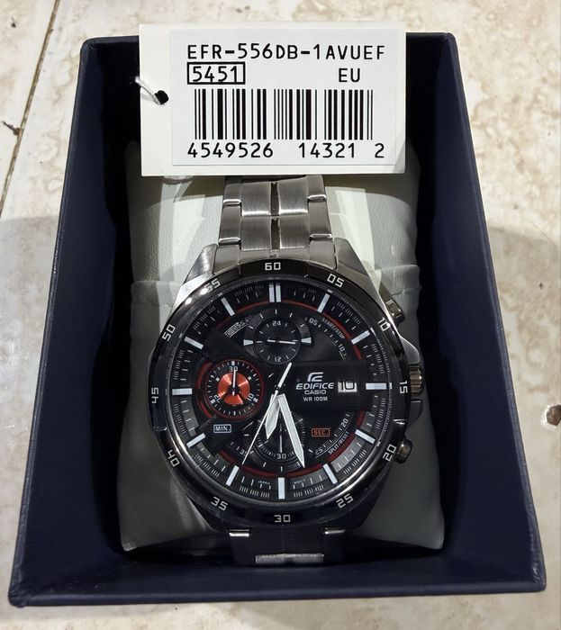 Нов мъжки часовник Casio Edifice EFR-556DB-1AVUEF