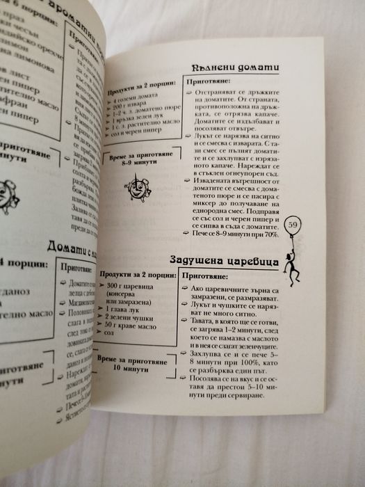 Книга с рецепти за микровълнова фурна
