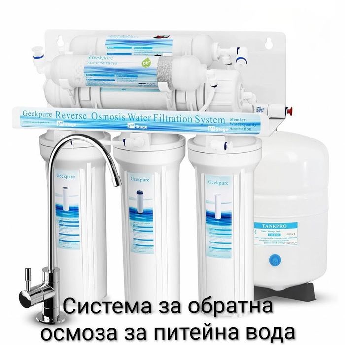 Пречиствателна система за обратна осмоза за питейна вода