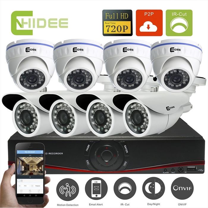 Установка камер видеонаблюдения