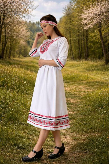 Дамски рокли с народни мотиви