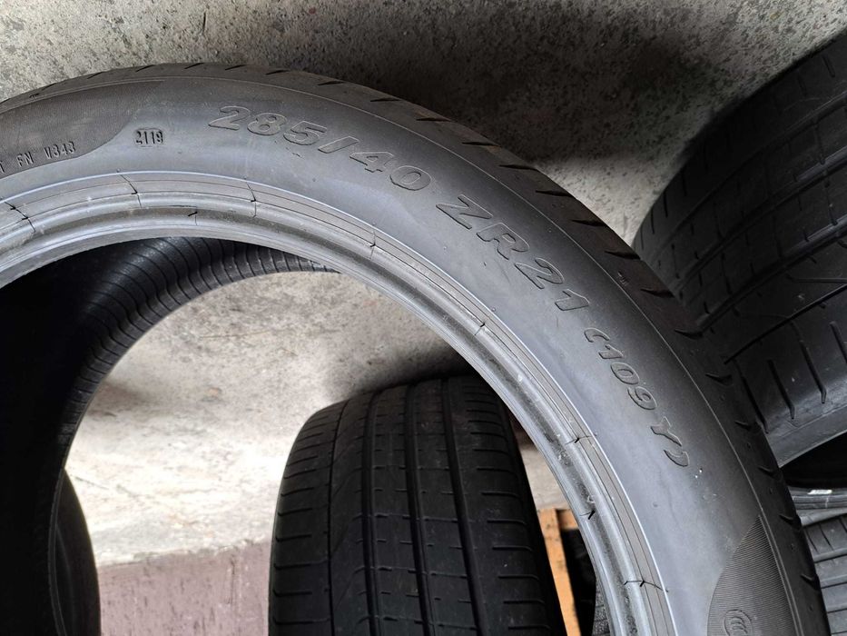 Set anvelope 315/35 R21 cu 285/40 R21 Pirelli - omologare Porche