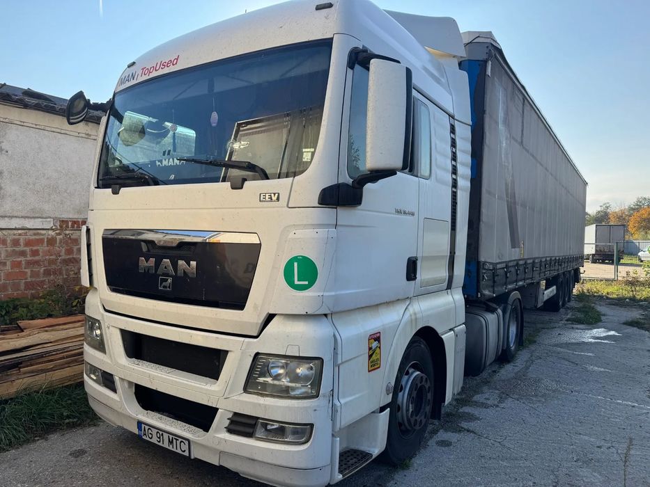 MAN tgx18.440 cap tractor Man EEV tgx 18.440 +  semiremorca Krone sd functionale