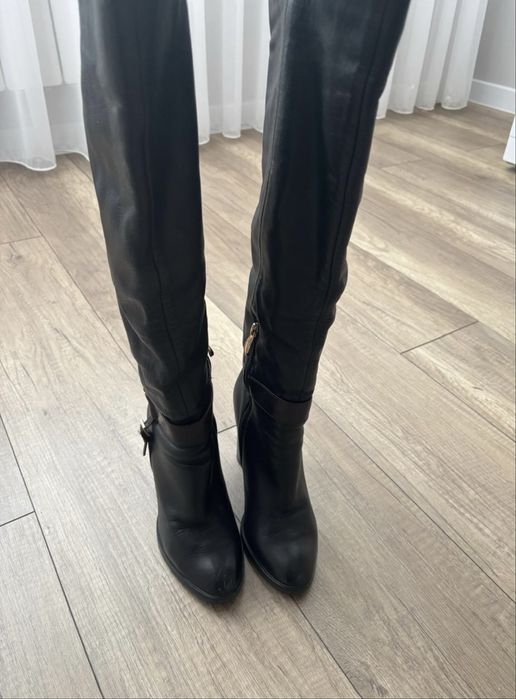 Кожанные сапоги