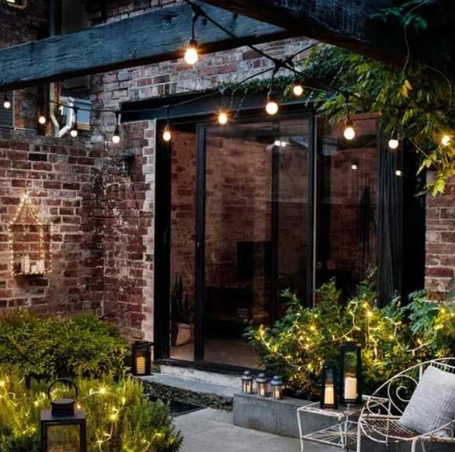 Водоустойчиви соларни лампи, 10м с дистанционно, Димиране Свързващи се