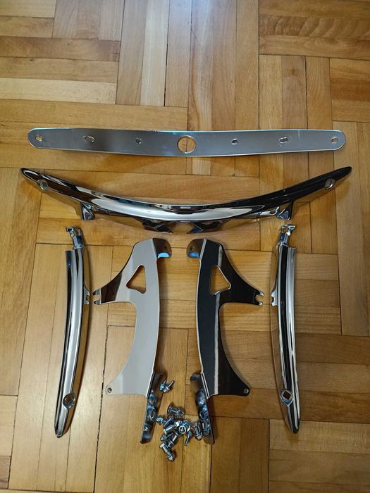 parbriz,sissy bar,highway pegs,spatar,genti piele+suporturi honda vtx