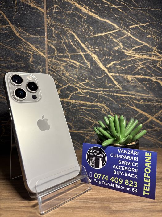 Iphone 15 Pro/512 GB/Garantie 2Ani Centrul de Telefoane/Rate
