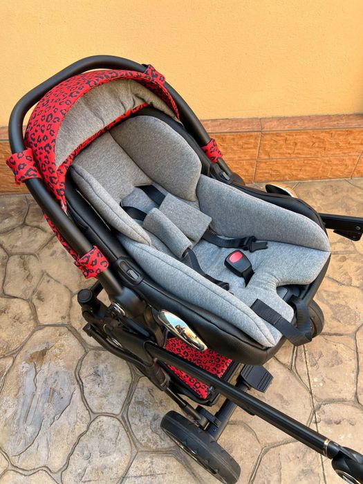 Carucior 3in 1 Junama Termo V3 Wild Red Print