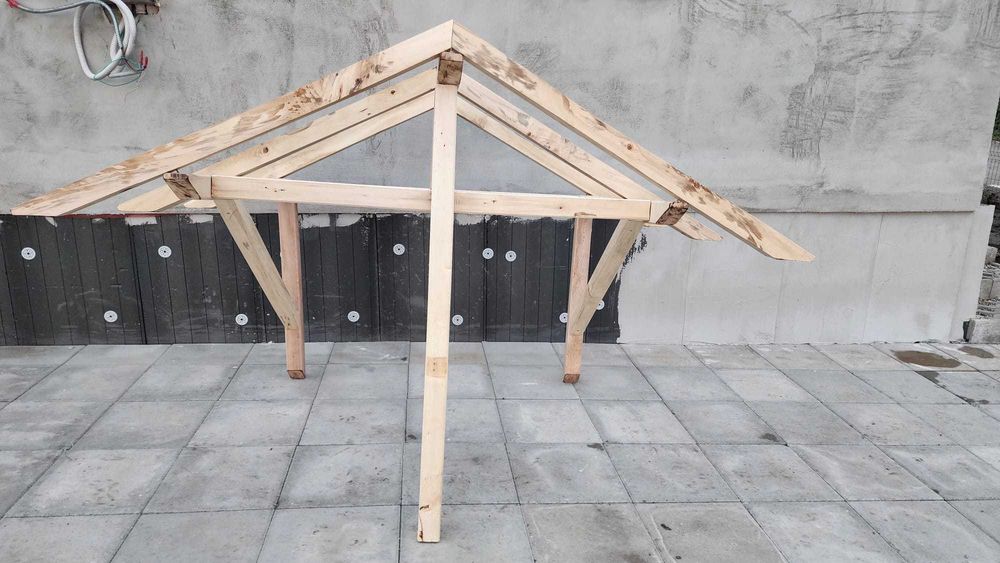 Copertină usa lemn fag