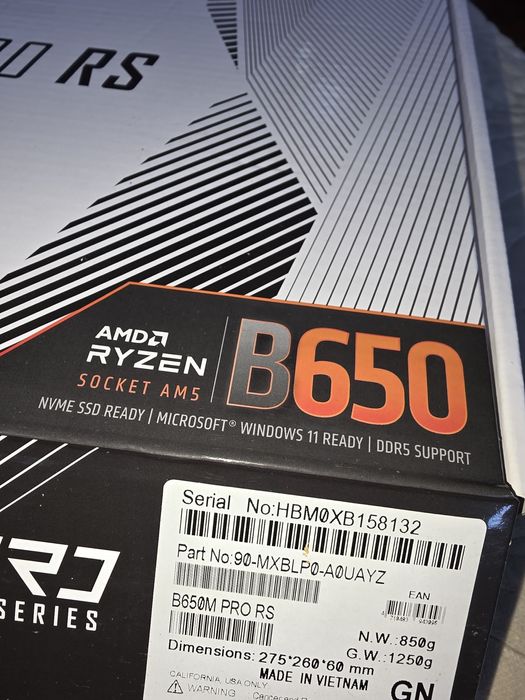 Материнская плата ASRock B650M Pro RS, AM5