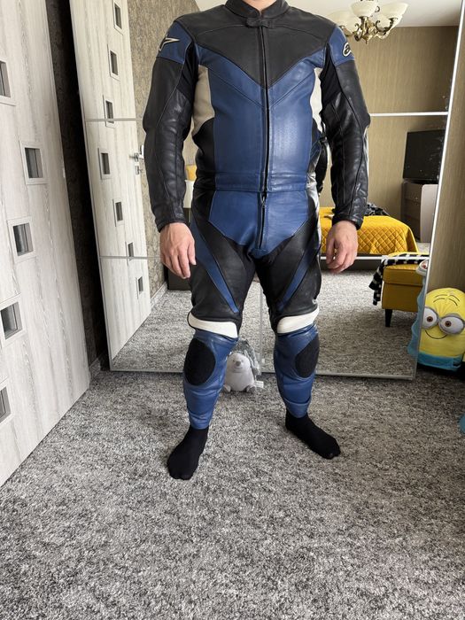 Мъжки кожен мото екип