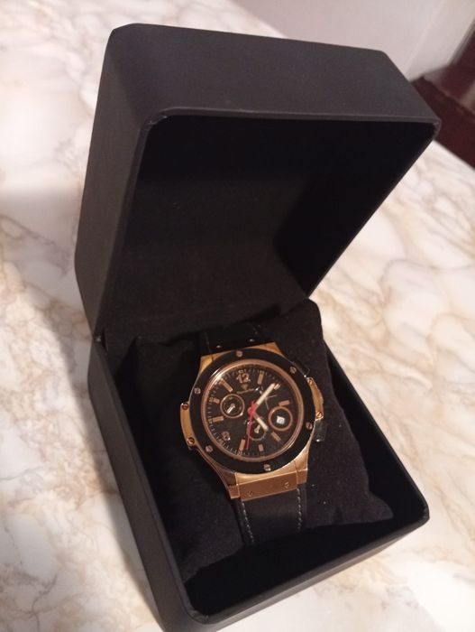 Ceas bărbătesc RAIMOND RENE nou în cutie curea de piele