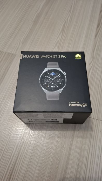 Smartwatch Huawei Watch GT 3 Pro – Stare impecabilă (pachet complet + curea cadou)