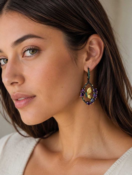 Серьги из серебра 925 пробы