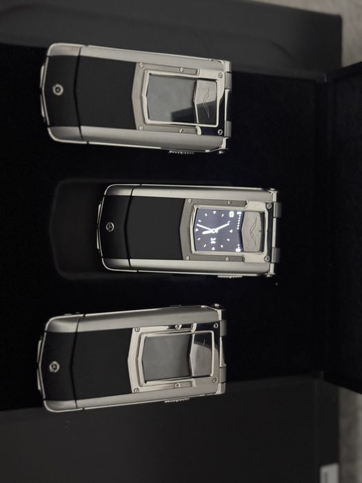 Vertu Constellation Ayxta Brown Alligator