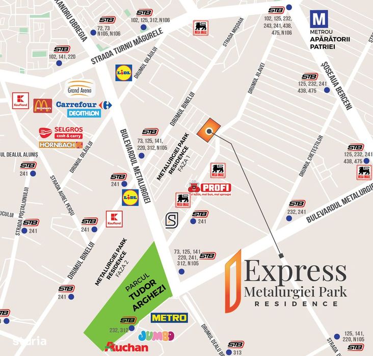 Apartament cu 3 camere, decomandat, 97.10 mp, zona Bd.Metalurgiei