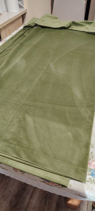 Бархатные шторы с тюлью