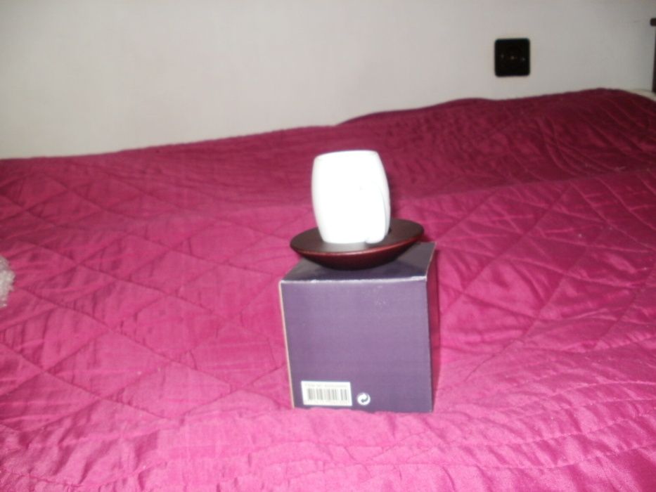 Продавам комплекти за "късо кафе" - дървена чинийка с керамична бя