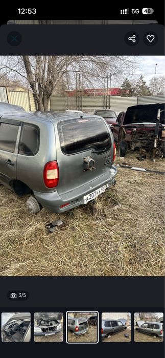 Разбор шевроле нива