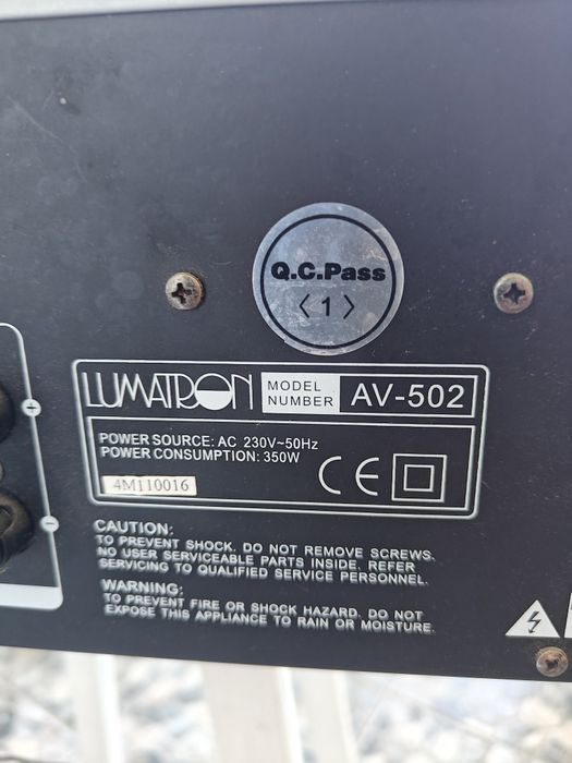 Vind amplituner LUMATRON AV-502