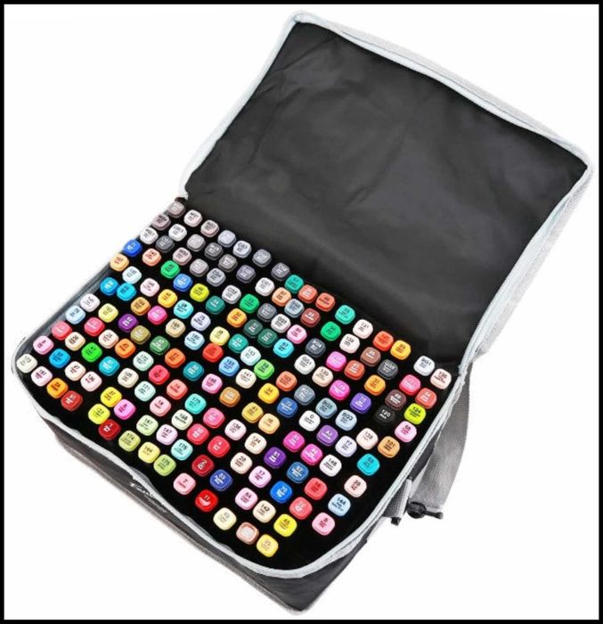 Набор Двусторонних спиртовых Скетч-Маркеров "TOUCH COOL" 168 шт