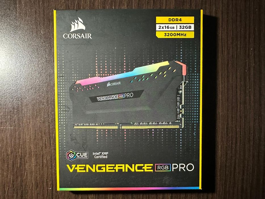 Memorie RAM Corsair VengeancePRO RGB-DDR4, 32GB 2x16GB, 3200MHz