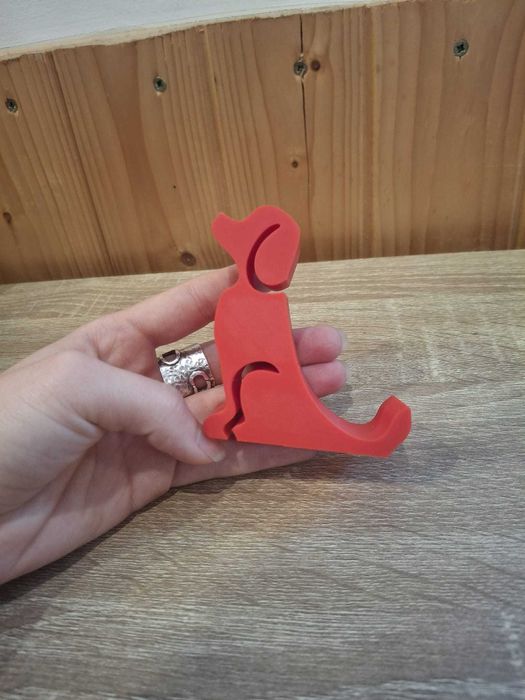 Suport telefon în formă de cățel