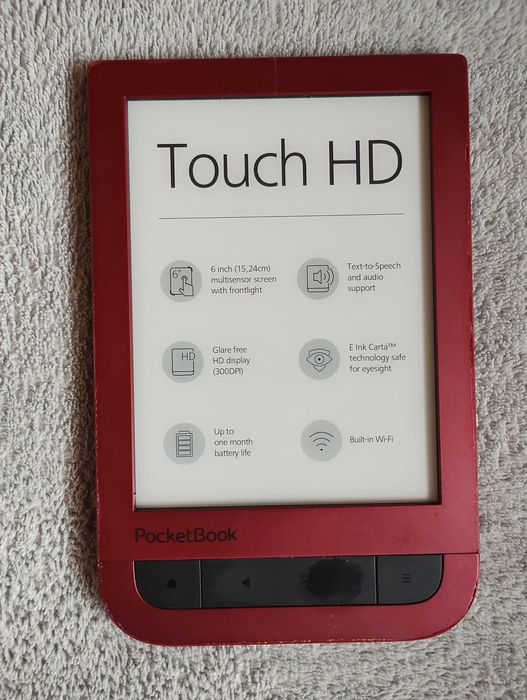PocketBook Touch HD електронна книга с подсветка