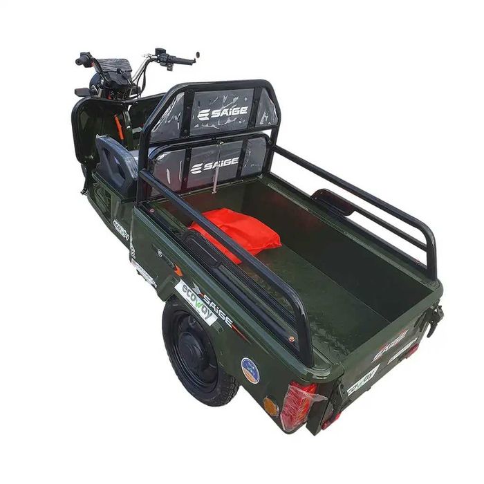 Карго триколка самосвал. Двигател – 1600W Батерия: 60V 20Ah