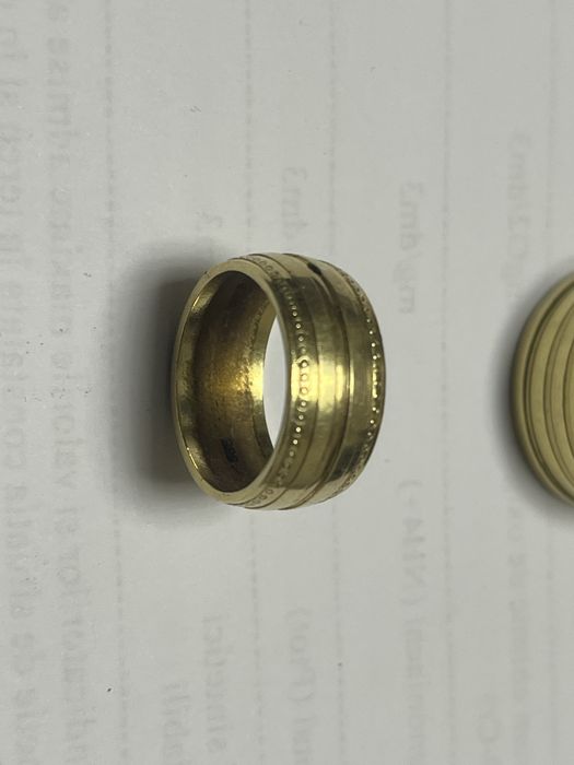 2 inele/verighete, aur 14k, 5.80gr si 4.80gr