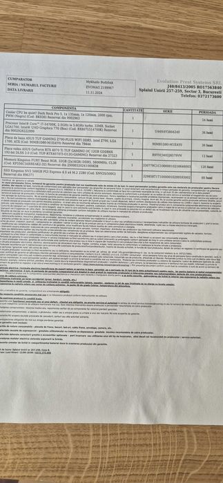 Calculator Gaming (PC) i7-14700k/32Gb/RTX 4070Ti