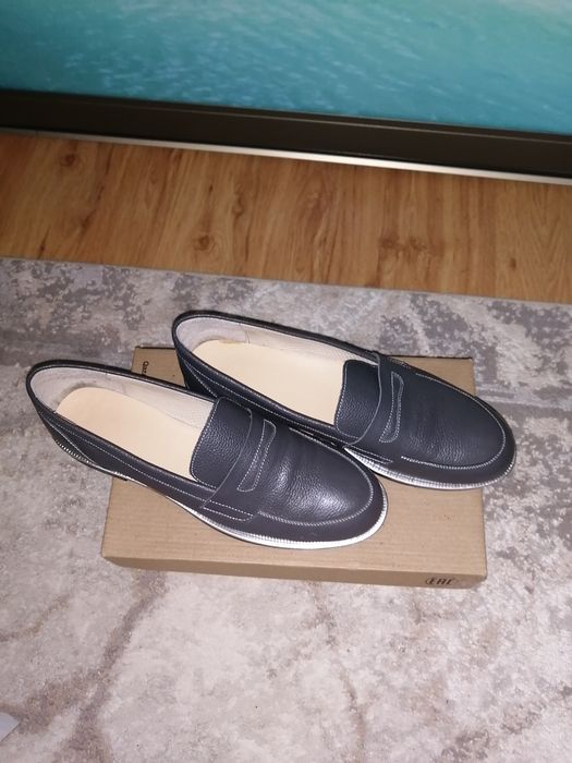 Лоферы кожаные,размер 40