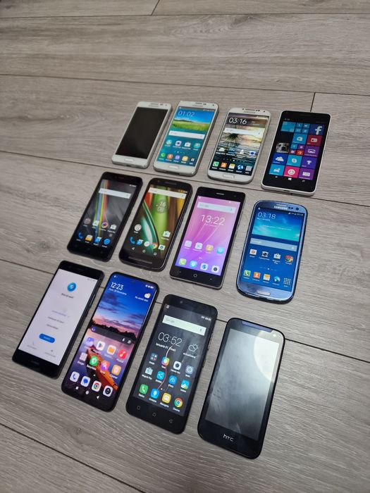 Vând Lot Telefoane Functionale Samsung, Lenovo, HTC, Allview, Motorola