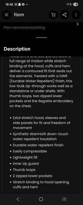 Regatta Anderson II суичър