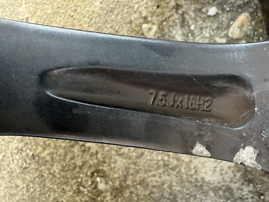 Jante Skoda Octavia Vrs/Rs Black OEM model gemini 7,5x18et51 cu cauc