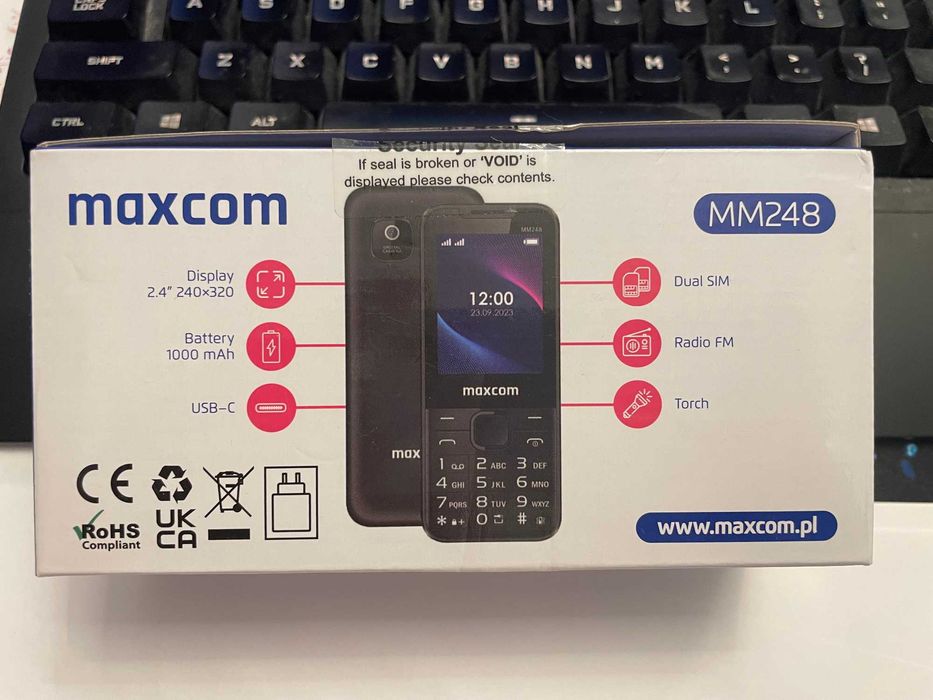 Telefon mobil nou cu taste mari pentru seniori sigilat/in cutie