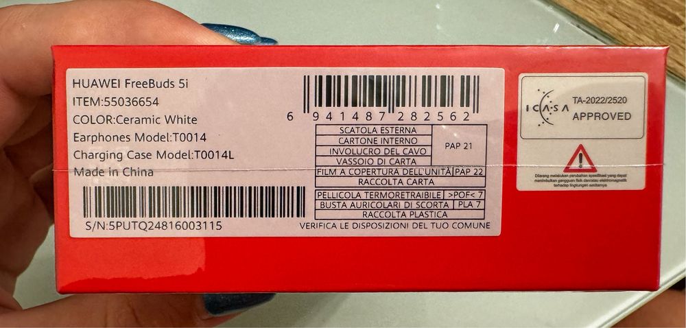 Слушалки Huawei FreeBuds 5i