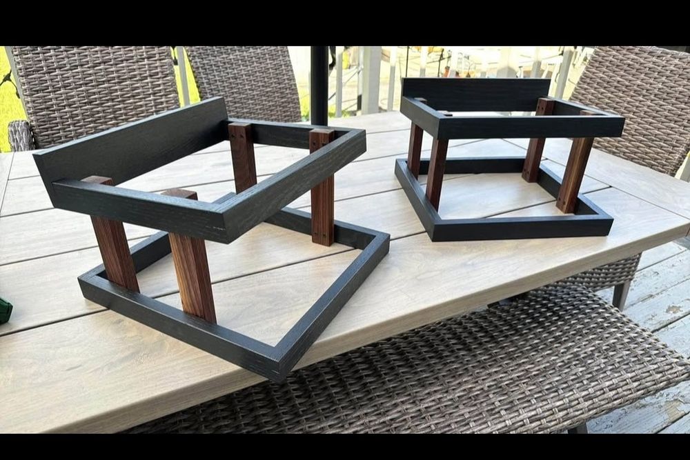 Стойки от масив дъб бук