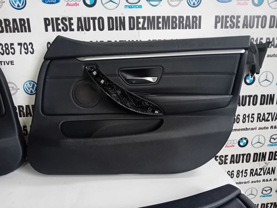 Tapiterie Fete Fata Usa Din Piele Cu Lumini Ambientale Bmw Seria 4 F36 Volan Stanga Fata Spate