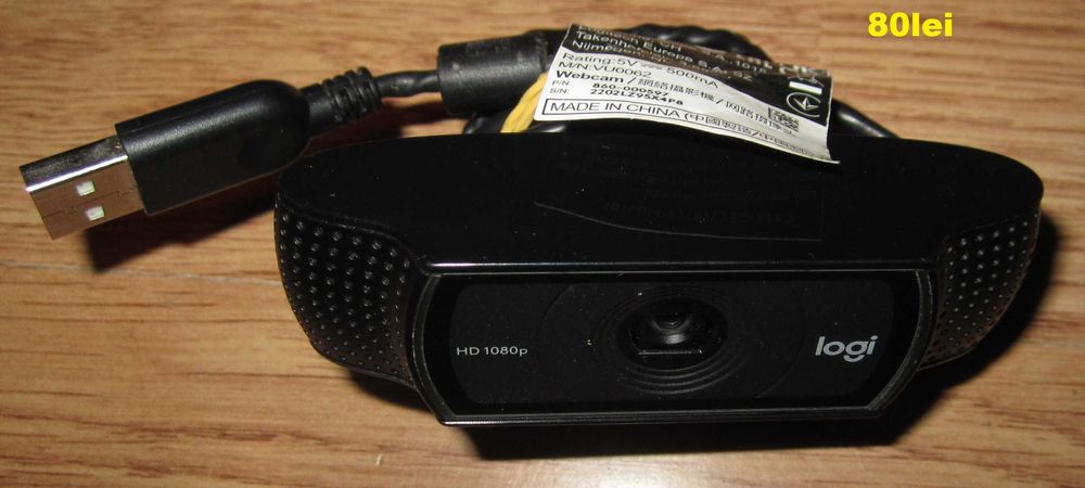 HP HD-2300 720p Camera Web Logitech Orbit