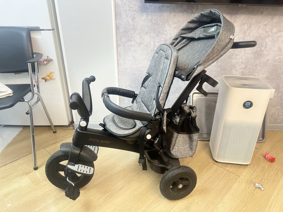 Велосипед коляска б/у продам