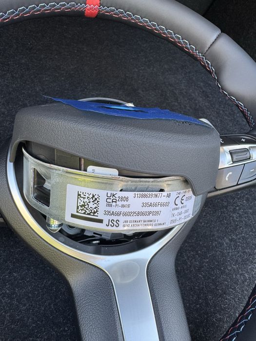 Vand volan original bmw seria 5 f10 M cu airbag nou