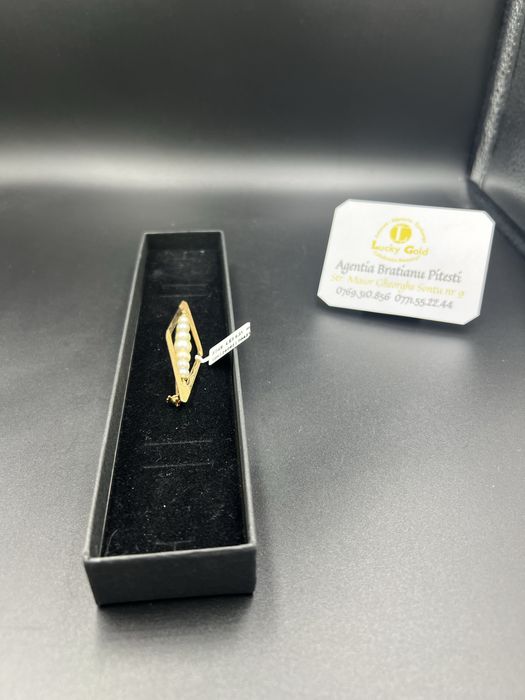 Broșă aur 18k 8.21 gr cod 26092