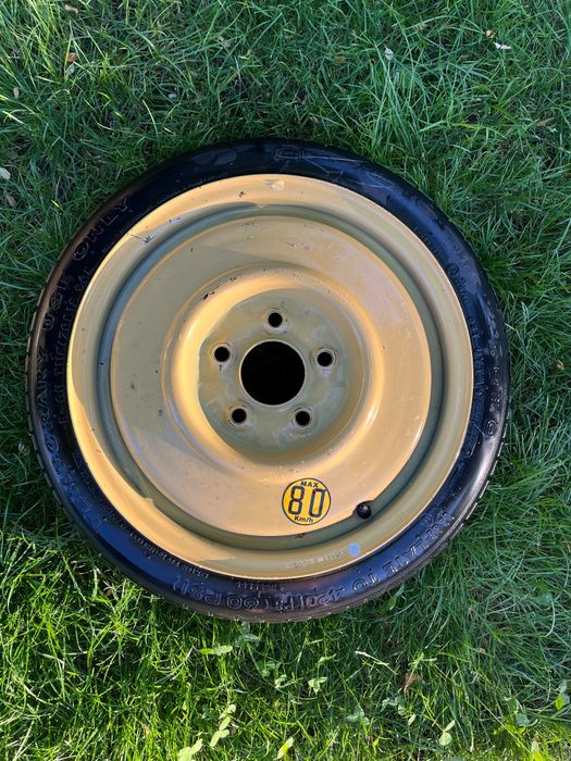 Roată de rezervă slim (Space Saver) Toyo T115/70D16 – 5 prezoane