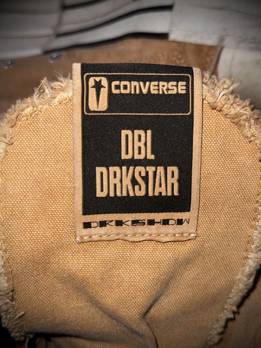 Rick Owens Converse DBL DRKSTAR Оригинал